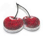 Cherries Imitation Lipsticks in resin on Perspex.  95 x 80cm